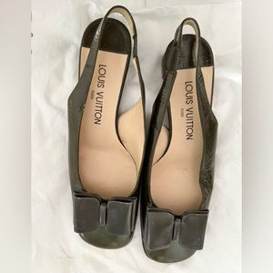 Louis Vuitton sling back shoes